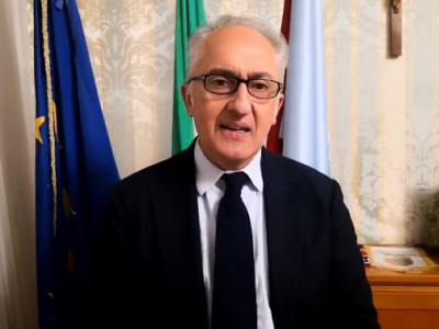 Video. Ore 20. CE. Marino parla di contagi in citt�, Ospedale Covid-19 e buoni spesa