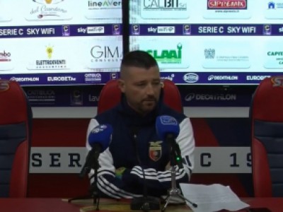 Video. Casertana. La conferenza stampa del tecnico Coppitelli verso la sfida all'Atalanta U23