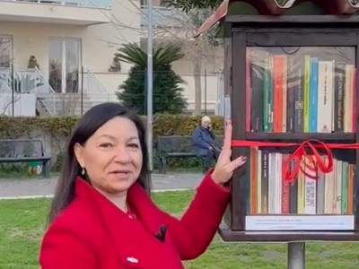 Video. Caserta. Rinasce la casetta dei libri nella villetta di Briano grazie all'ass. 'A Casa di Lucia'
