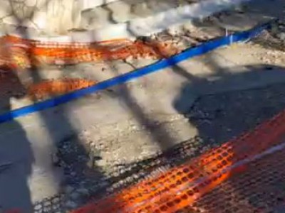 Video. Casertavecchia. Lavori in corso all'ingresso del Borgo ma qualcosa non va