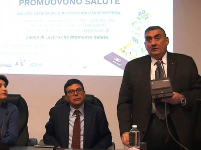 Video. Napoli. ASL Caserta capofila dei 'luoghi di lavoro che promuovono salute'. Parlano Direttore Limone
