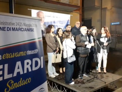 Video. Marcianise al voto. Piazza Calcara gremita per l'incontro pubblico del candidato Sindaco Velardi
