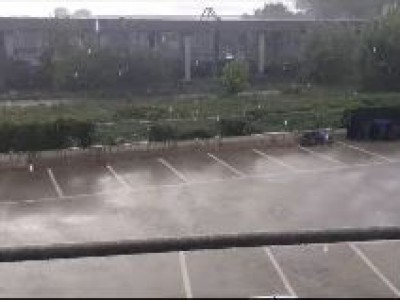 Video. Temporale su Marcianise: pioggia incessante e battente