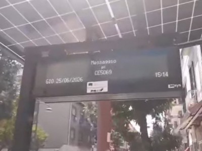 Video. Caserta. Cominciano a funzionare le paline elettroniche dei bus locali