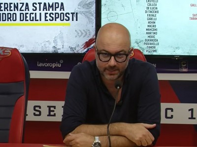 Video. Calcio C. Casertana, la conferenza stampa di fine mercato del ds Degli Esposti