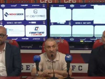 Video. Calcio C. Casertana. La conferenza stampa di presentazione di mister Stellone