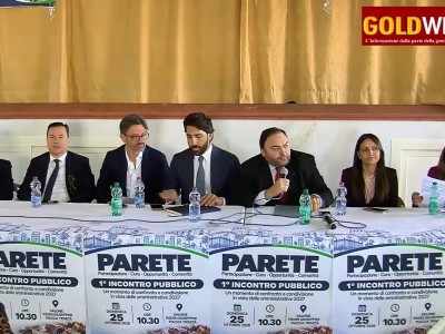 Video. Parete al voto. Si presentano davanti a centinaia di persone Falco e il suo team. Ascoltiamo lui e la Consigliera Sabatino anche su Amm. Pellegrino