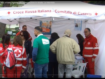 Video. Caserta e Sessa A. ASL, Fadoi e Croce Rossa insieme per la prevenzione in strada. Le interviste